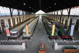 Museo del Ferrocarril de Madrid, con sede en la estación de Madrid - Delicias