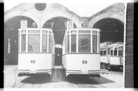 Reproducción fotográfica de una imagen de los Tranvías Eléctricos de Vigo S.A.