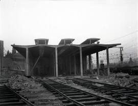 Estación de Madrid - Príncipe Pío. Obras de remodelación del depósito.