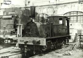 Locomotora de vapor 020-0262, ex Ferrocarril Central de Aragón 31-32, construida por la Société A...