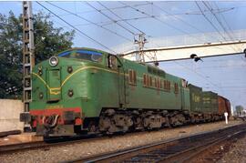 Locomotoras eléctricas de la serie 278 - 001 a 029 de RENFE, ex serie 7801 a 7829, denominada &qu...