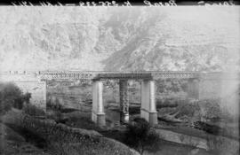 Puente El Rosal en el km 255,339 de la línea de Madrid a Zaragoza.