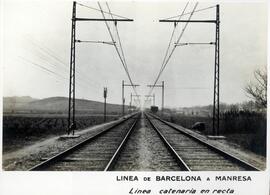 Electrificación de las líneas de Barcelona a Manresa y San Juan de las Abadesas y de Irún a Alsas...