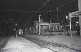 Subestación eléctrica de la estación de Garraf en la línea de Roda a Barcelona