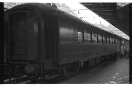 Coche restaurante Libre Service WRLS 2980 de la Compañía Internacional Wagons Lits, formando part...