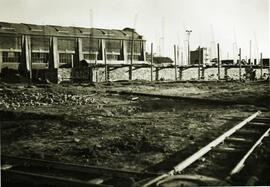 Estación de San Andrés Arenal. Línea de Zaragoza a Barcelona por Lérida.