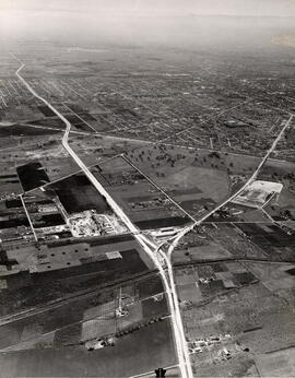 Bifurcación de autopistas en Ostockton, California