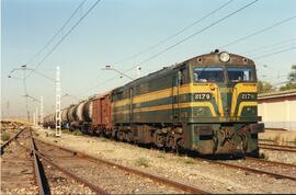 Locomotora diésel - eléctrica 321 - 079 - 6 de la serie 321 - 001 a 080 de RENFE, ex 2179 de la s...