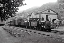 Estación de Lorcha de la línea de vía estrecha de Alcoy a Gandía (AG)