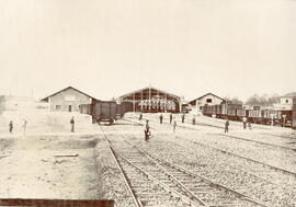 Estación de Valencia en la línea de Calatayud a Valencia