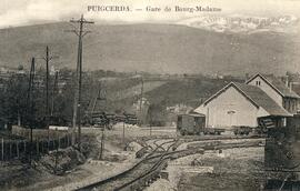 Estación de Bourg - Madame del Ferrocarril Transpirenaico Oriental, en la línea de Ripoll a Puigc...