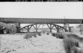 Sustitución de puentes metálicos. Línea Madrid-Badajoz. Km. 505,722. Puente Gévora (grande).