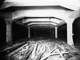 Obras en la estación de Plaza de Cataluña, Barcelona