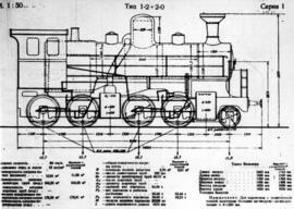 Gráficos de locomotoras de vapor / material rodante