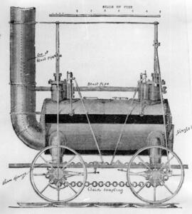 Gráficos de locomotoras de vapor / material rodante