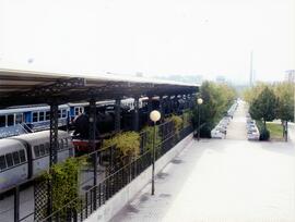 Vistas exteriores del Museo del Ferrocarril de Madrid. Ampliación de exteriores