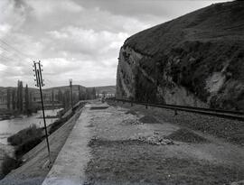 Explanaciones para renovación de vía entre Miranda de Ebro y Manzanos (Burgos), en la línea Madri...