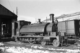 Locomotora de vapor 220 T nº 6, fabricada por Black Hawthorn en 1883 con nº de fábrica 696, de la...