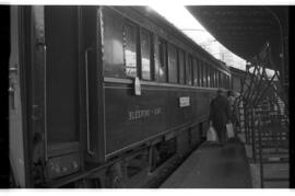 Llegada del Arlberg Express a la estación de París - Este (Gare de Paris - Est o Gare de l'Est)