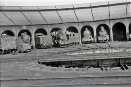 Depósito de locomotoras de la estación de Alcázar de San Juan