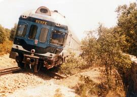 Descarrilamiento del tren 276 en el km 6 de la línea de Ávila a Salamanca