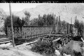 Puente Peña de la Viuda, situado entre los municipios de Chodes y Ricla