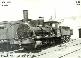 Locomotora de vapor 030-2350 (ex serie MZA 374-399), construida por la Societé Forges et Ateliers...