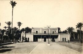 Estación de Elche de la línea de Alicante a Murcia de la Compañía de los Ferrocarriles Andaluces