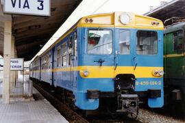 Unidades eléctricas serie 439 construidas por la Compañia Auxiliar de Ferrocarriles (CAF), CENEME...