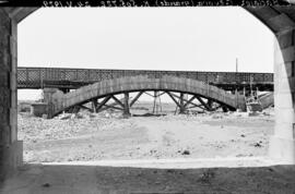 Sustitución de puentes metálicos. Línea Madrid-Badajoz. Km. 505,722. Puente Gévora (grande).