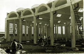 Estación de Santander. Depósito de locomotoras de Cajo. Línea de Venta de baños a Santander.