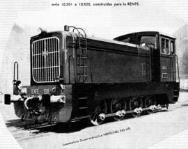 Locomotora de maniobras serie 305 - 001 - 0 (ex 10501)