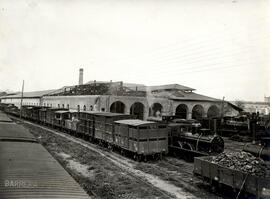 Depósito de locomotoras y vagones de Santa Catalina