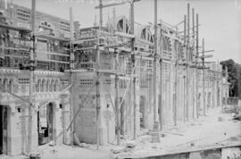 OBras de construcción de la nueva estación de Toledo en la línea Castillejo-Toledo