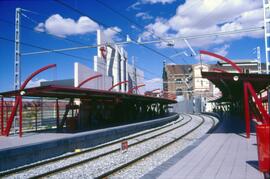 Estación de Cercanías de Méndez Álvaro recién terminada
