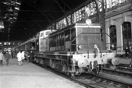 Locomotora diésel - eléctrica 10701 de la serie 10701 a 10710 de RENFE, luego renumerada como ser...