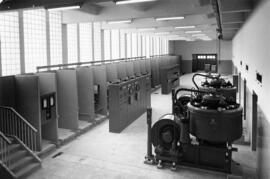 Interior de la subcentral eléctrica de Sagrera del Metro de Barcelona