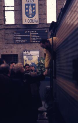 Visita de Mercè Sala, Presidenta de RENFE, a la estación de La Coruña - San Cristóbal