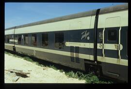 Composición de Talgo Pendular o Talgo 4 en un lugar sin identificar, y realizando el trayecto Mad...