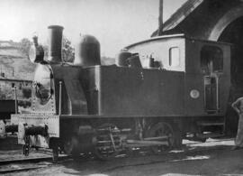 Locomotora de vapor 020 nº 101 del Ferrocarril del Langreo