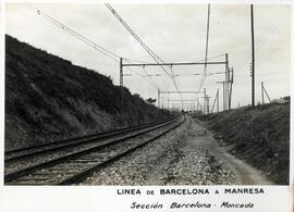 Electrificación de las líneas de Barcelona a Manresa y San Juan de las Abadesas y de Irún a Alsas...