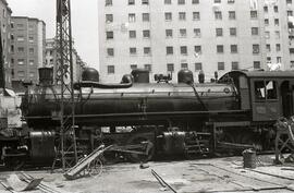 Locomotora de vapor 131 + 030 nº 202 con sistema Mallet del Ferrocarril del Tajuña de ancho métrico