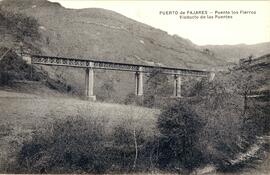 Viaducto de las Puentes del Puerto de Pajares en la línea de León a Gijón, situado en la població...