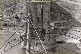 Reconstrucción del puente del Águeda en la línea de Salamanca y Fuentes de Oñoro km 87,304