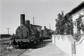 Locomotoras de vapor RENFE 040 - 2051, ex MZA nº 535, fabricada por Schneider et Cie en 1866 con ...