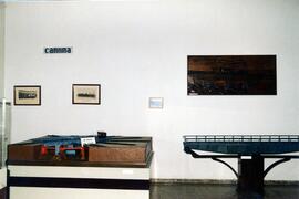 Sala de exposición del Museo Nacional Ferroviario con sede en la estación de Madrid – Delicias co...