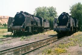 Locomotoras de vapor posiblemente de la serie posiblemente de la serie Renfe 240-2471 a 2475 y 24...