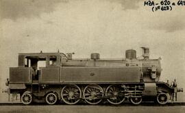 Locomotora de vapor de la serie 232 T fabricada por Maffei en 1903 con número de fábrica 2.342, n...