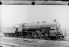 Locomotora de vapor tipo "Pacific" 231 de MZA nº 877, (serie MZA 877-880) (posterior se...