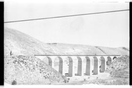 Viaje de prueba a Burgos por el Ferrocarril directo Madrid - Burgos, al que asistió el Ministro d...